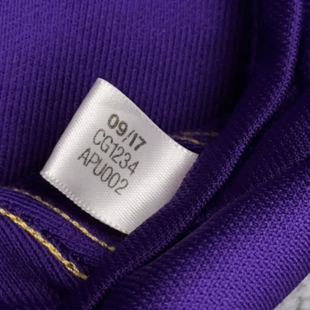 Adidas Orlando City SC Polo Shirt Men's XL Purple Climalite Stretch Soccer MLS
